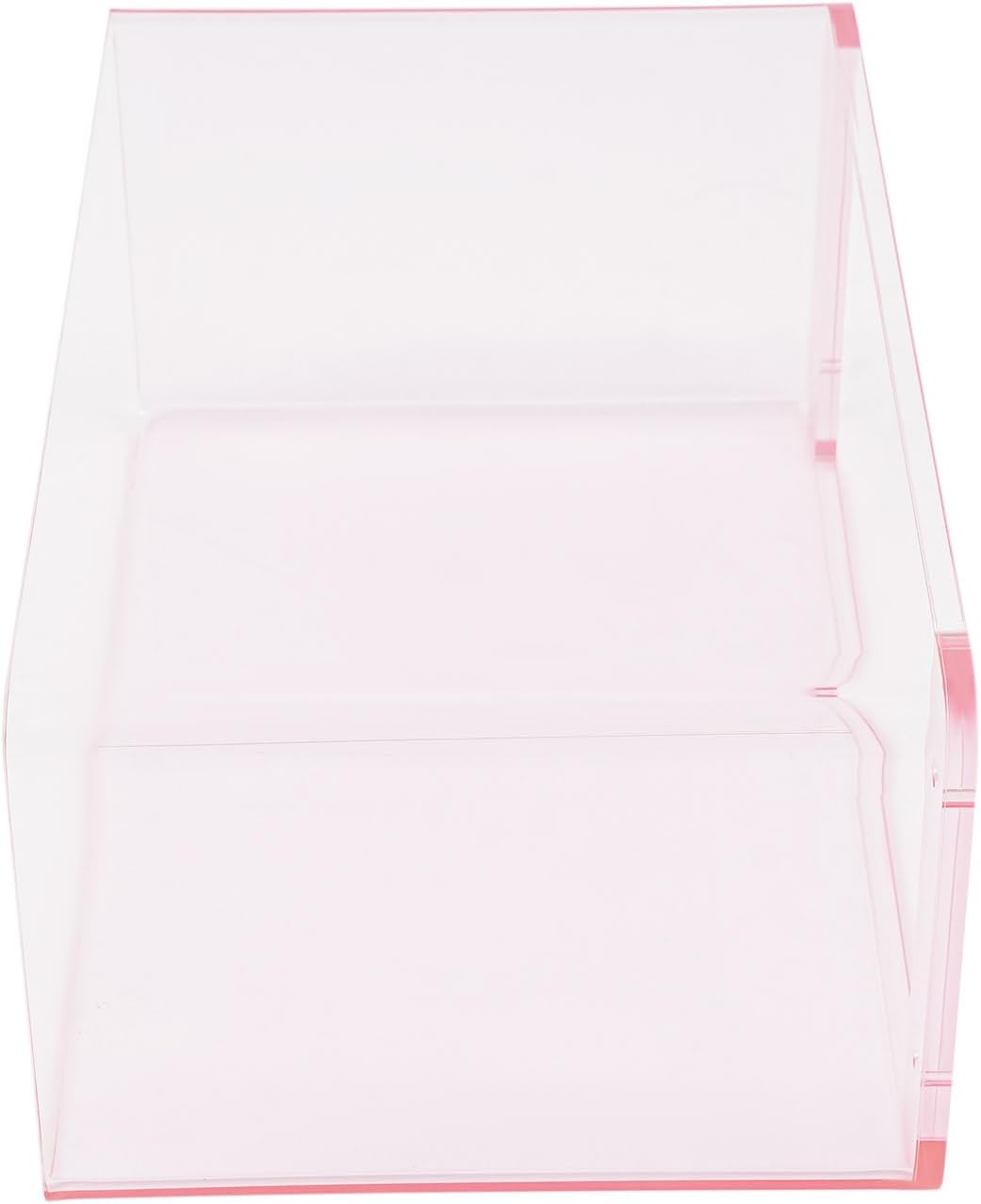 2‑Tier Acrylic Wall‑Mounted Nightstand Shelf