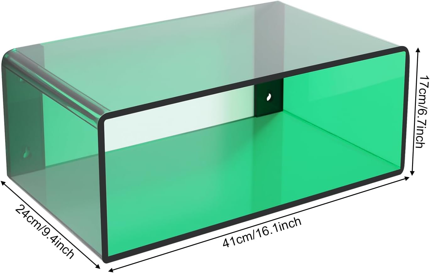 Modern Acrylic Floating Bedside Nightstand