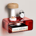 Acrylic Wall Mounted Bedside Floating Shelf