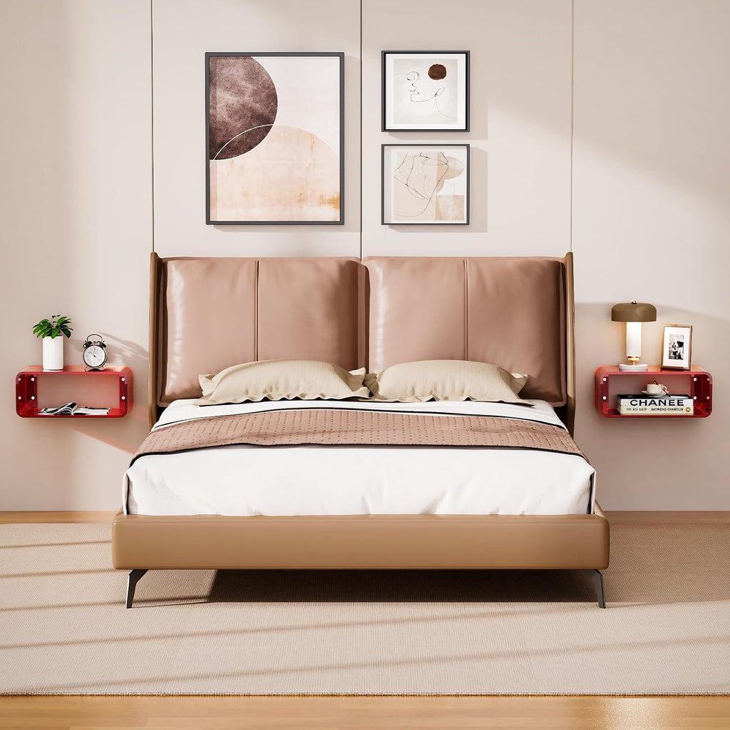 Acrylic Wall Mounted Bedside Floating Shelf
