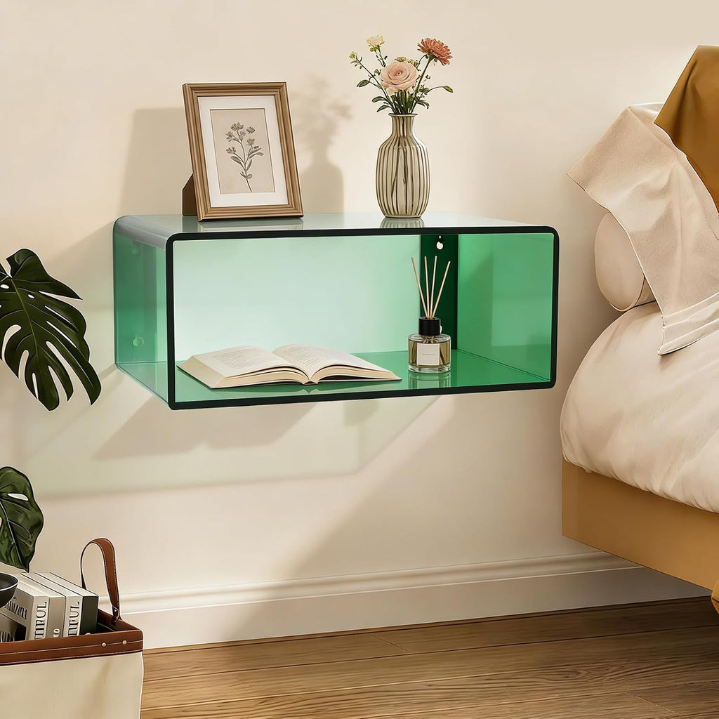Modern Acrylic Floating Bedside Nightstand
